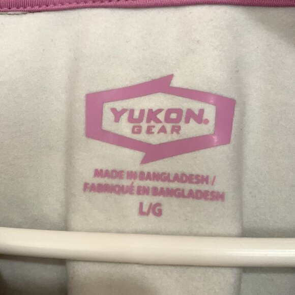 Yukon Gear 1/4 Zip Mossy Oak Camo Pullover with Pink Trim Women’s L - Picture 4 of 7